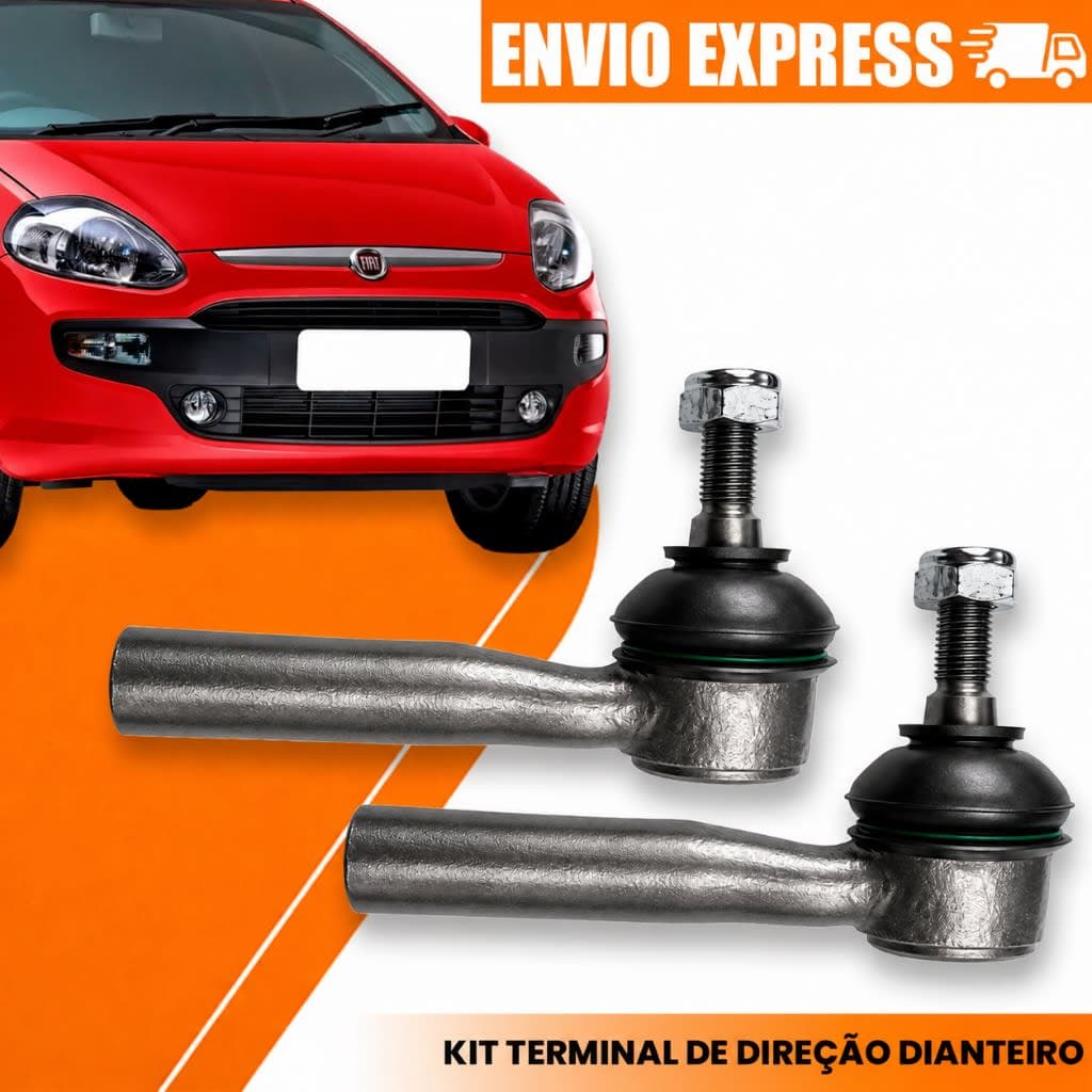 Par Terminal de Direção Fiat Punto 2006 A 2017