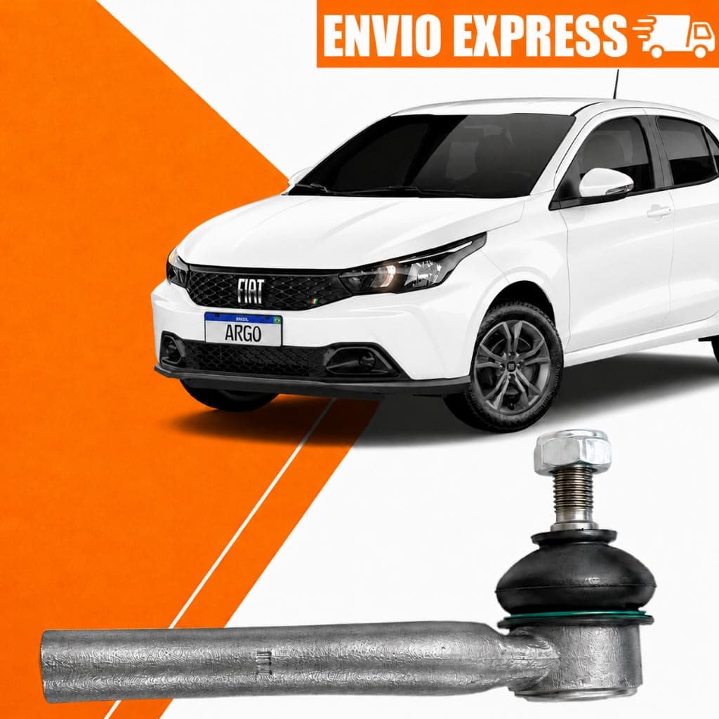Par Terminal de Direção Elétrica Fiat Argo 2017 a 2025