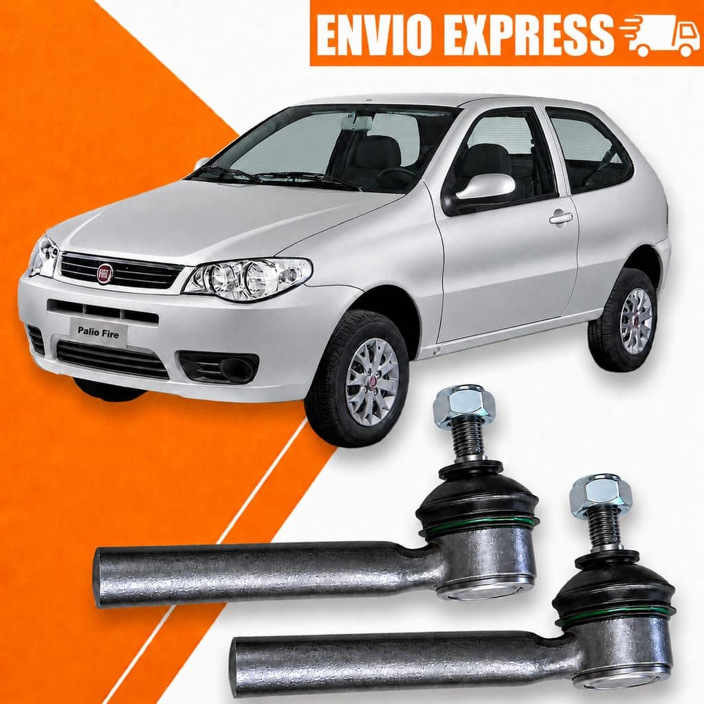 Par Terminal de Direção Fiat Palio 2001 a 2015