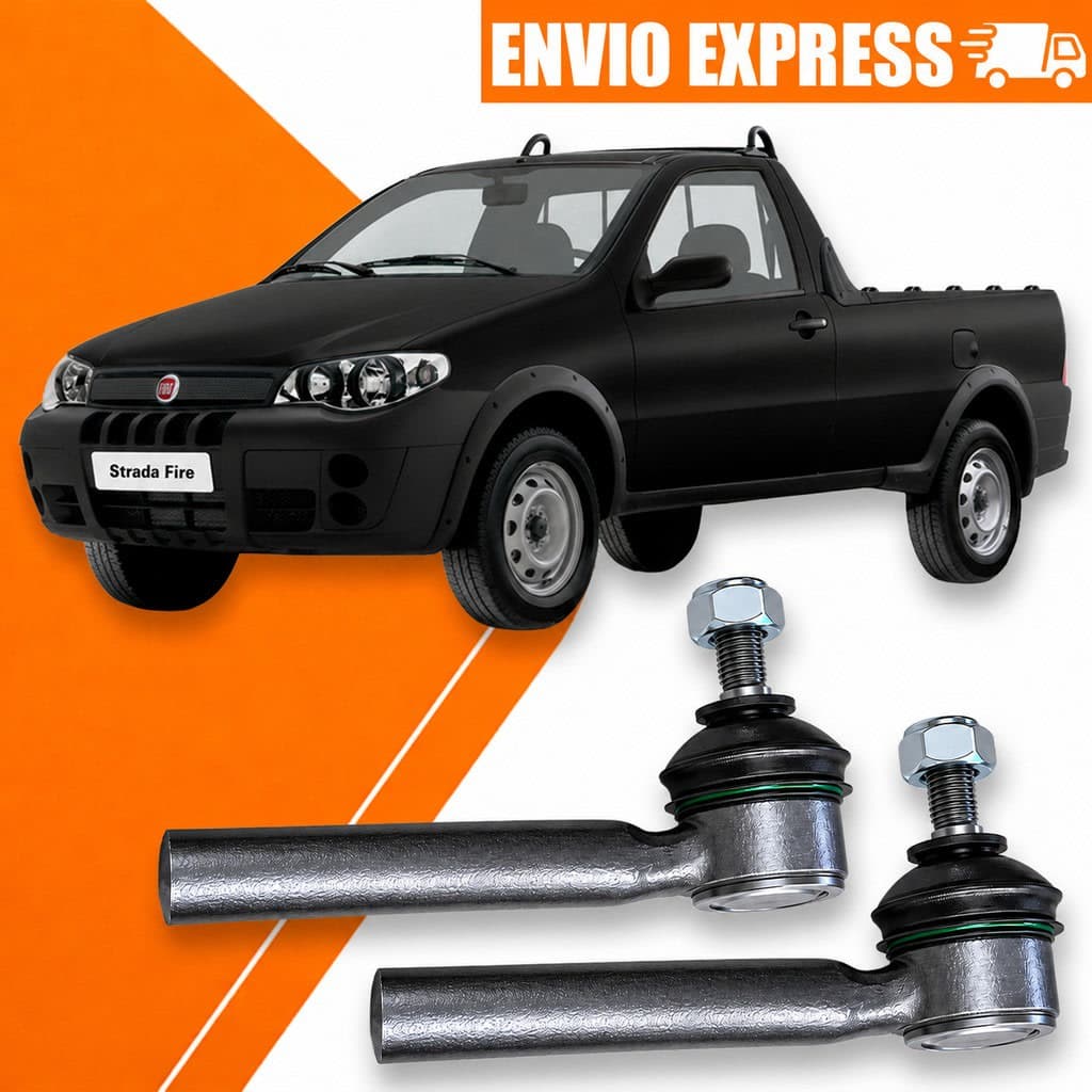 Par Terminal de Direção Fiat Strada 2001 a 2015